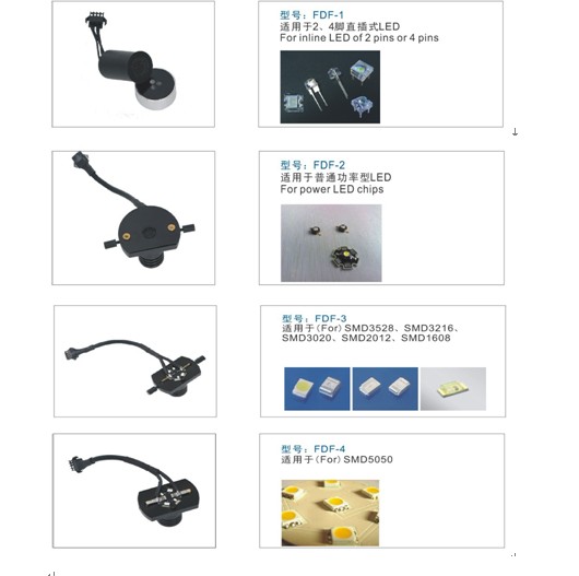 LED发光强度测试夹具